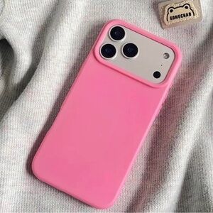 Pink Silicone Phone Case